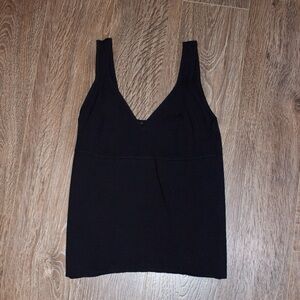 House of Harlow 1960 Ribbed Black Tank Top Size XS